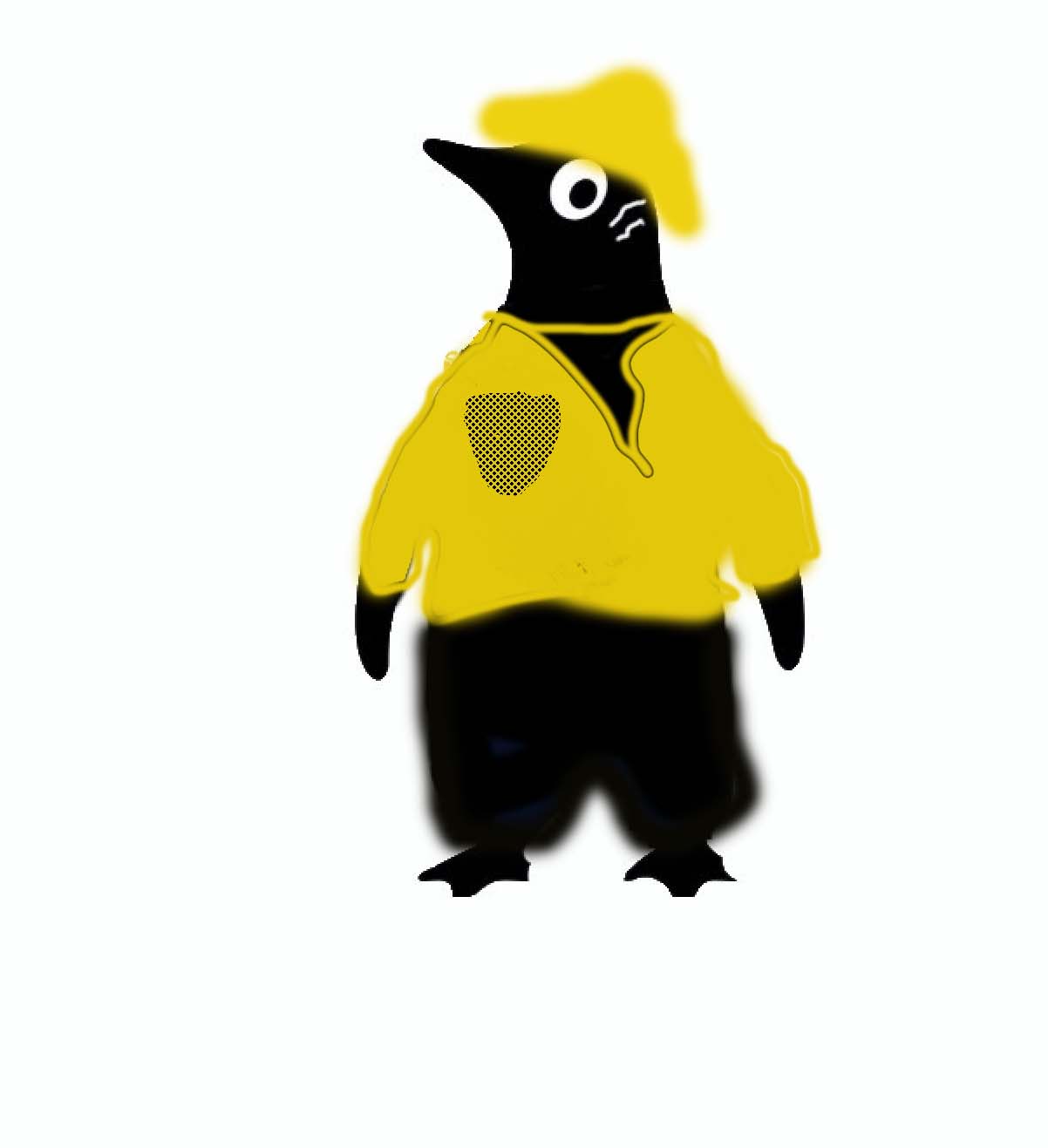 Yellow Casual Penguin