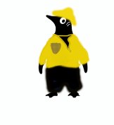 Yellow Casual Penguin